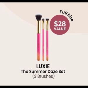 Luxie full-size 3 piece brush set